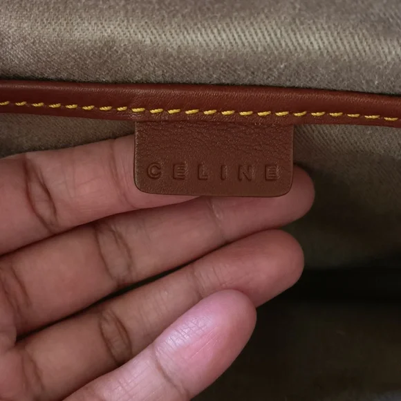 Celine boogie elegant Brown and Cream Designer Tote Bag - Picture 17 of 17